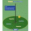 Ansionsol Heavy Duty Tetherball Sets with Ball & Rope for