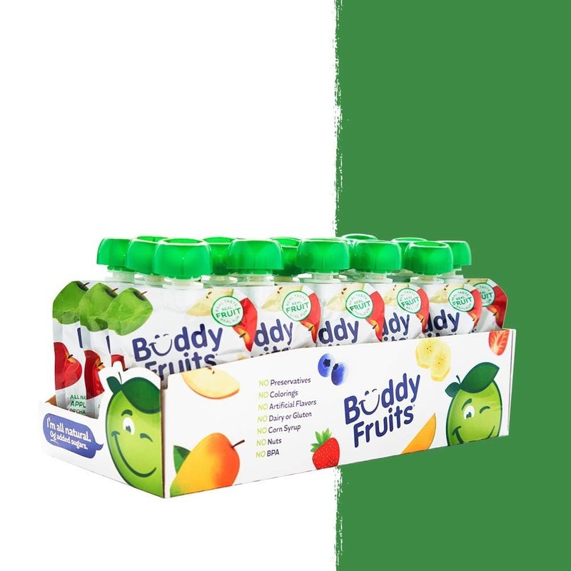 Buddy Fruits Snacks To Go Orchard Blend Unsweetened Applesauce 3.2oz