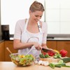 Ysound Initials Apron Women's Cooking Apron Cotton Apron Adjustable Baking