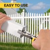 Vinyl Fence Rail Notcher, Heavy-Duty 3/8" Slot Punch Tool for