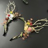 Caiguoer Women Christmas Fans Headband (B)