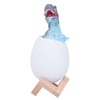 Touch Pat Sensor Night Light Dinosaur Egg Shape Bedside Lamp