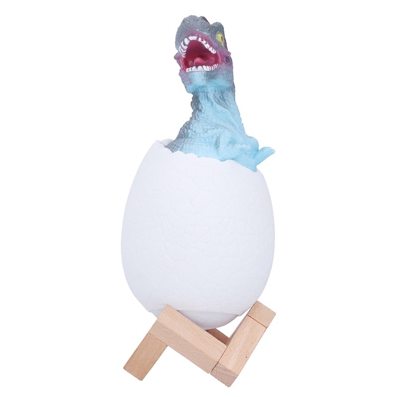 Touch Pat Sensor Night Light Dinosaur Egg Shape Bedside Lamp
