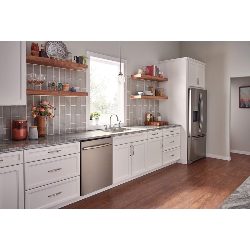 Peerless Claymore 2-Handle Kitchen Sink Faucet with Side Sprayer, Chrome