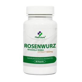 BERG ROSE Rhodiola Rosea Extract 500 mg 60 Capsules