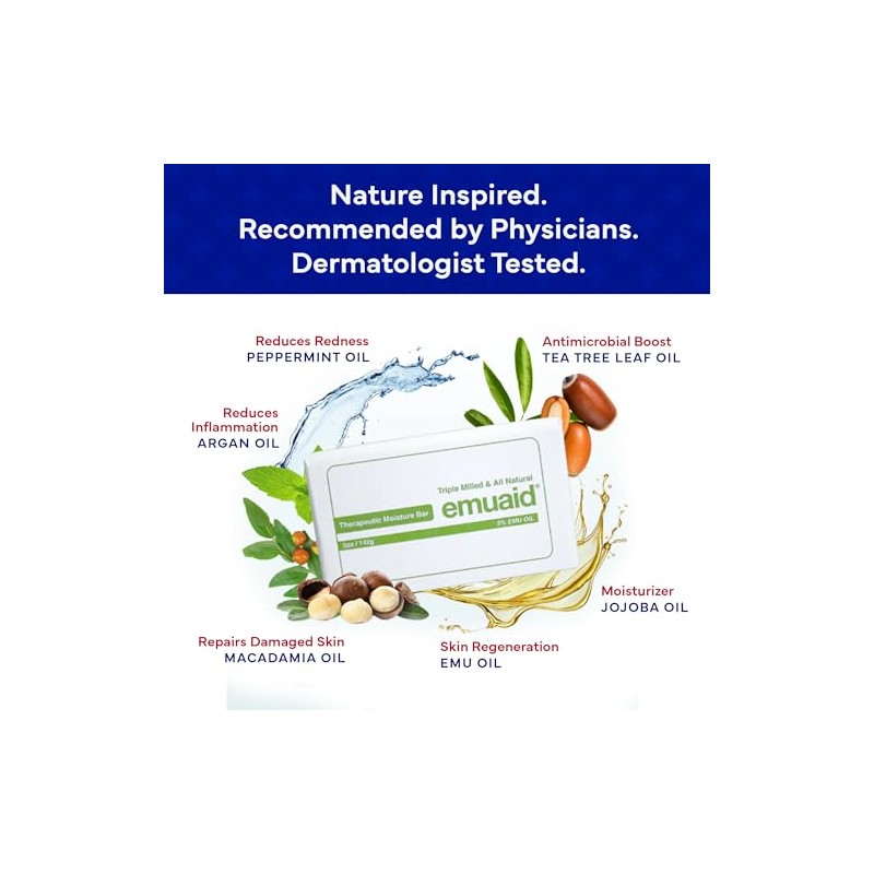 EMUAID Therapeutic Moisture Bar, 5 Ounce