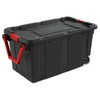 Sterilite 2-Pack Industrial Tote, Heavy-Duty Storage Bins w/ Lids and