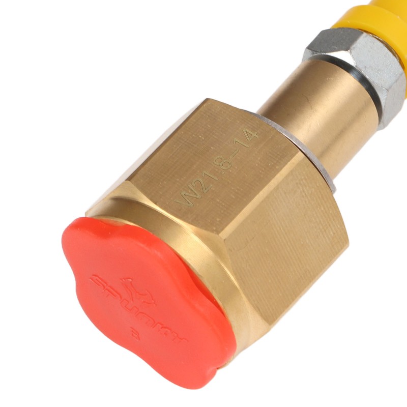 CO2 Tank Adapter Hose 60 Inch Brass ABS Soda Machine