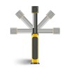 TCG Charged Portable LED Flashlight, Yellow/Black, Camping Essentials, Hurricane Preparedness