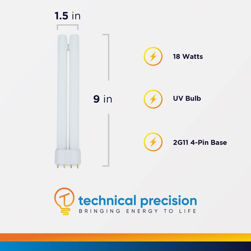 Technical Precision Insect Light Trap Indoor 18W UV Light Bulb