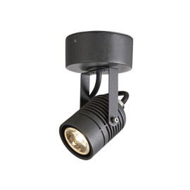 SLV 1004649 Surface-Mounted LED Spot Light SP / Lighting for Walls, Paths, Entrances, Outdoor LED Spotlight, Surface-Mounted Light, Outdoor Garden Lamp, IP55 3000 K, 6.0 W, 400 lm, Anthracite