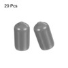 sourcing map 20pcs Rubber End Caps Protective Caps 8.5mm ID