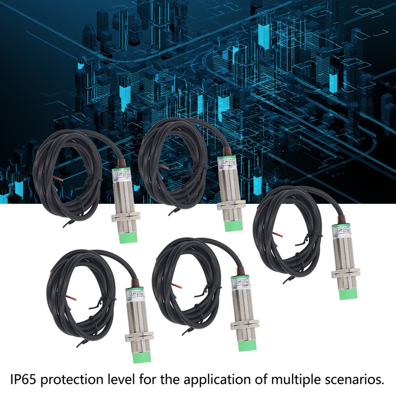 5Pcs Proximity Sensor NPN Normally Closed Detecting Switch 6‑36V DC