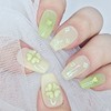 Clover Muse Handmade Nail Tips - Short Oval / 클로버