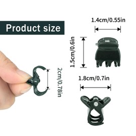 TSKDKIT Pack of 50 Orchid Clips, Plant Clips, 1.5 cm Orchid Clips, Plastic Plant Clips, Dark Green Orchid Clip Plant Clips for Orchid Support