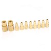 10 pieces 1/4 inch NPT compressor adapter, copper, pneumatic plug