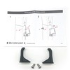 OHIY Concept 2 Ski Erg Handle Hooks Kit 2802 Sold