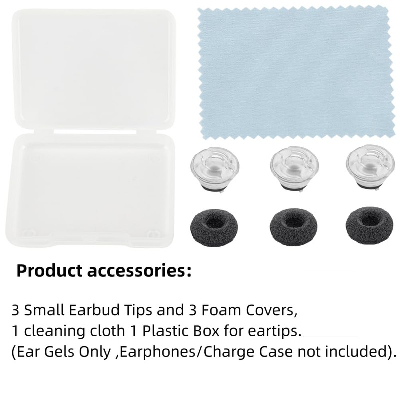 SNHTLS Voyager 5200 5220 Earbud Tips - 3 Pcs Replacement
