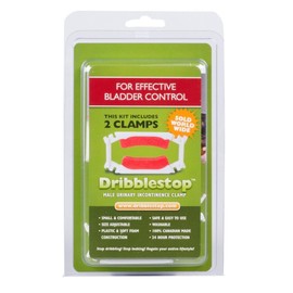 Dribblestop Male Urinary Incontinence Clamp | Pack of 2 | Prevent Urine Dribbles & Leaks Effectively & Comfortably