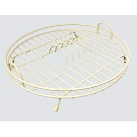 Delfinware Dish Drainer, Metal, Cream, 37 x 37 x 10 cm