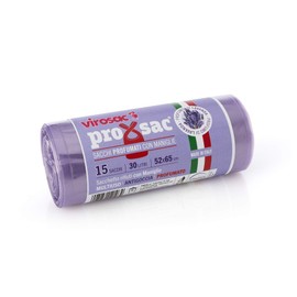 VIROSAC Pack of 15 Lavender Nylon Purple 52 x 0.1 x 65 cm
