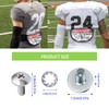 DUTYBOD Football Back Plate Screws Universal Fit Football Back Plate