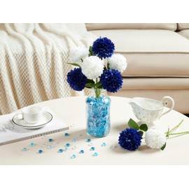 MAIBAOTA 500PCS Blue 3D Star Acrylic Gems