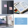 MUTORE Haftnotizen 76x76mm 4 Blöcken,80 Blatt pro Block,Super Sticky Notes,Klebezettel