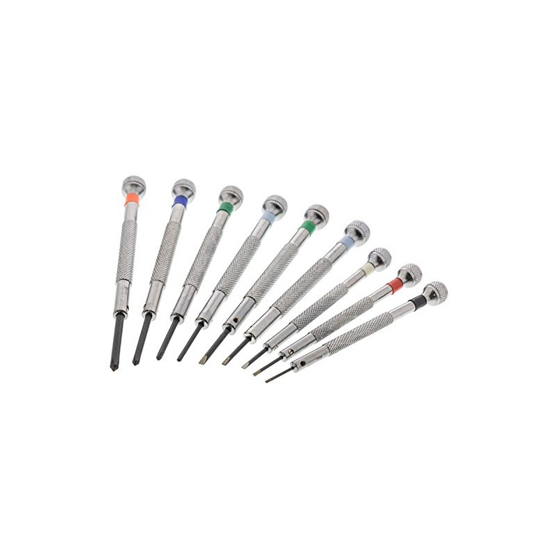 Set Screw Jewelers' Screwdriver Set, 9 Piece Set | SCR-929.00