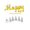 Thin Piping Nozzles with Coupler,Small Piping Tips for Writing,Detail,Royal Icing,Cookie