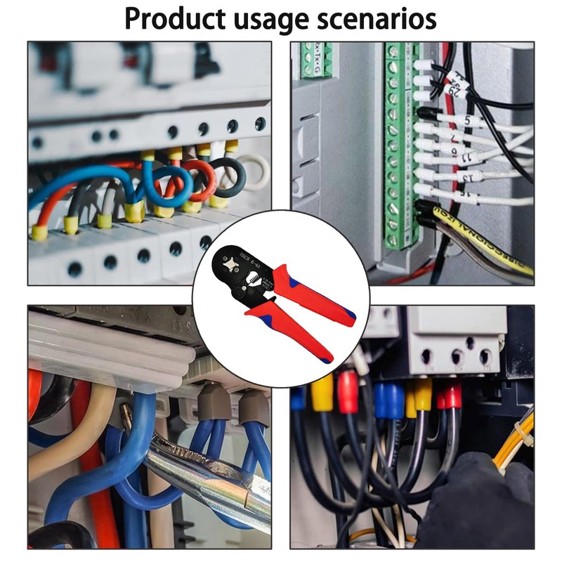 Generic Wire Ferrule Crimping Kit with 1250PCS Ferrules & Self-adjustable