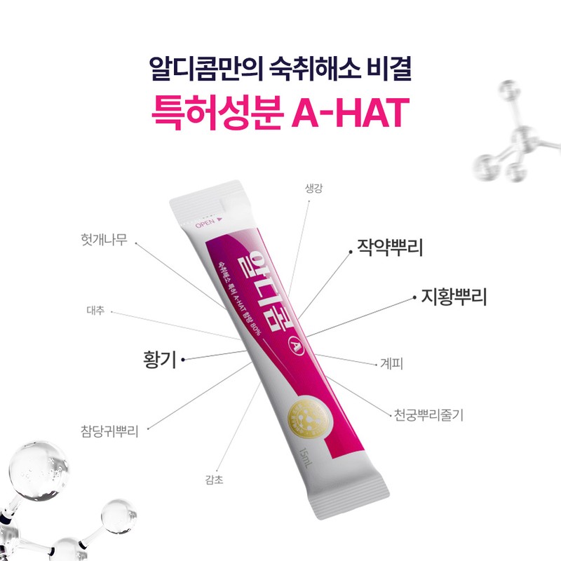 RDICOM (self-produced product) 1 Rdicom A hangover reliever 5 packets