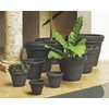 Crescent Garden Brunello Small Classic Planter, Indoor/Outdoor Weather-Safe Round Plant