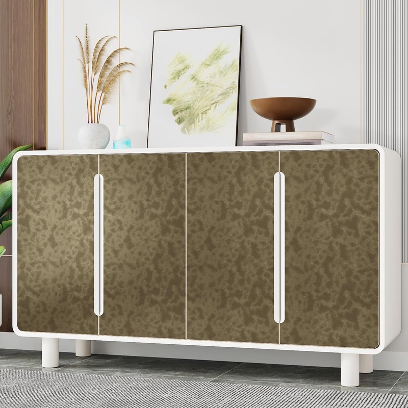 Mangoloo Thick Bronze Contact Paper Textured Metallic Peel Stick Wallpaper