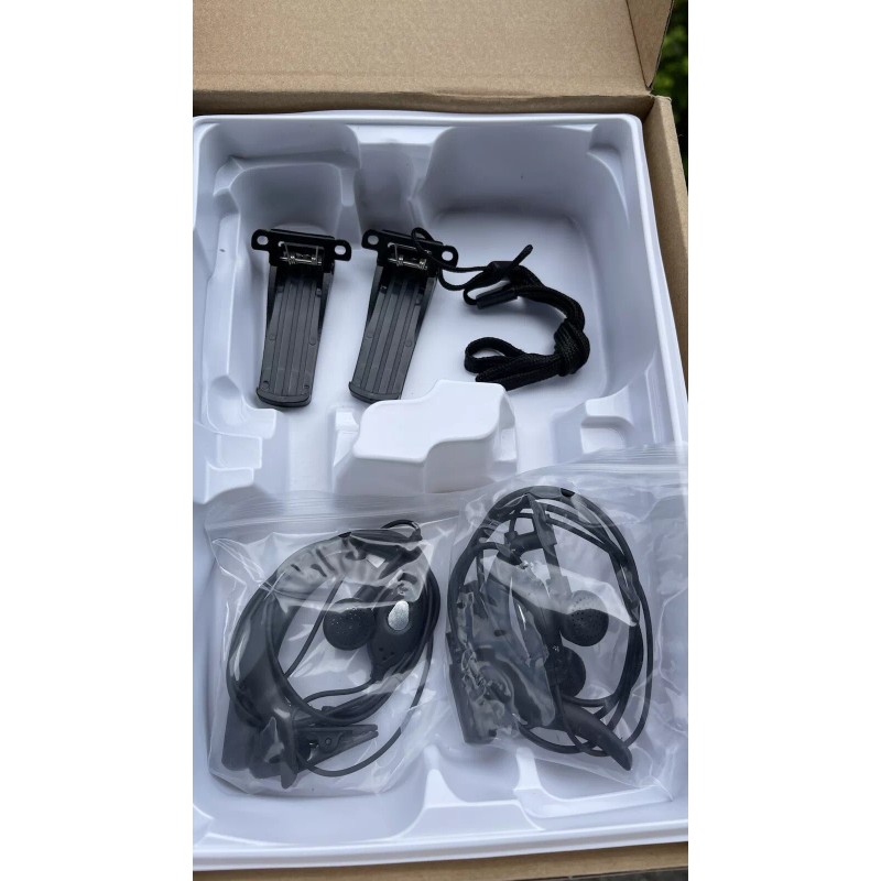 Ansoko 888S Black Walkie Talkie Rechargable Two Way Radio UHF