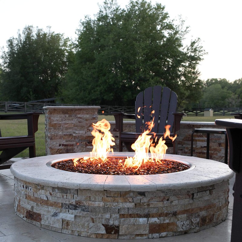 Stanbroil 18" Stainless Steel Round Jet Burner Ring for Natural