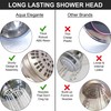 6 Function Adjustable Luxury Shower Head - High Pressure Boosting,