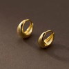 Krstudent Gold Hoop Earrings for Women,18K Gold Plated Earring Small