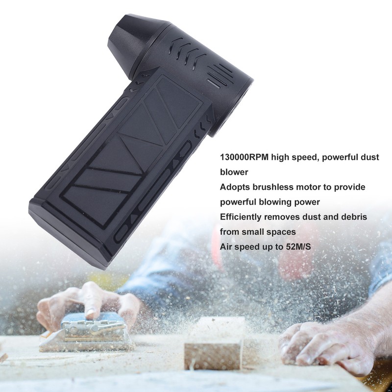 Electric Air Duster 130000RPM Adjustable Portable Handheld Turbine Jet Fan
