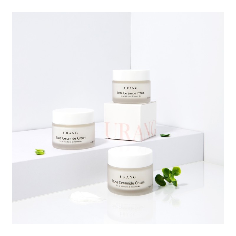 Highly moisturizing skin barrier strengthening rose ceramide cream / 고보습
