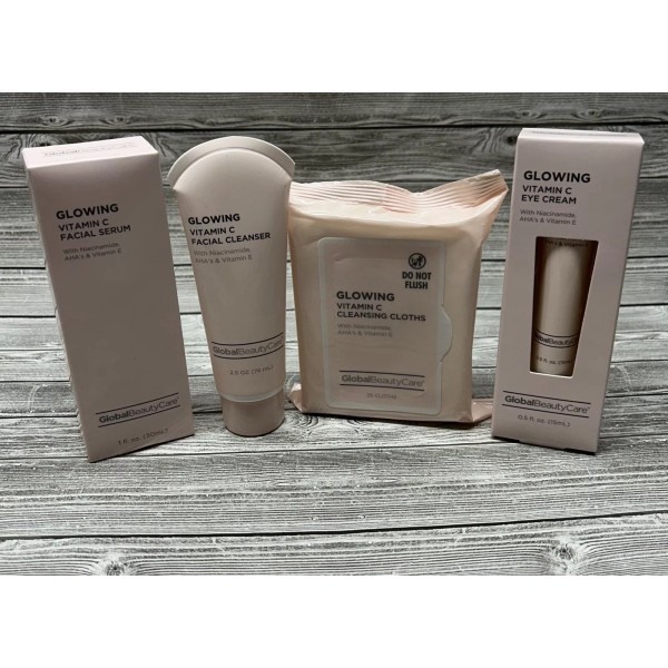 Global Beauty Care Glowing Vitamin C Serum Eye Cream-Face Cream