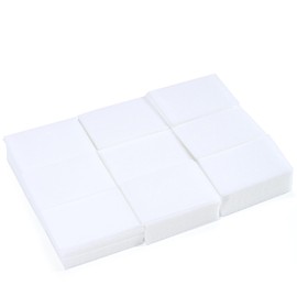 630 Pezzi Pad Unghie per Sgrassare, Dischetti Cotone Senza Pelucchi per Pulizia Unghie e Gel (Bianco)