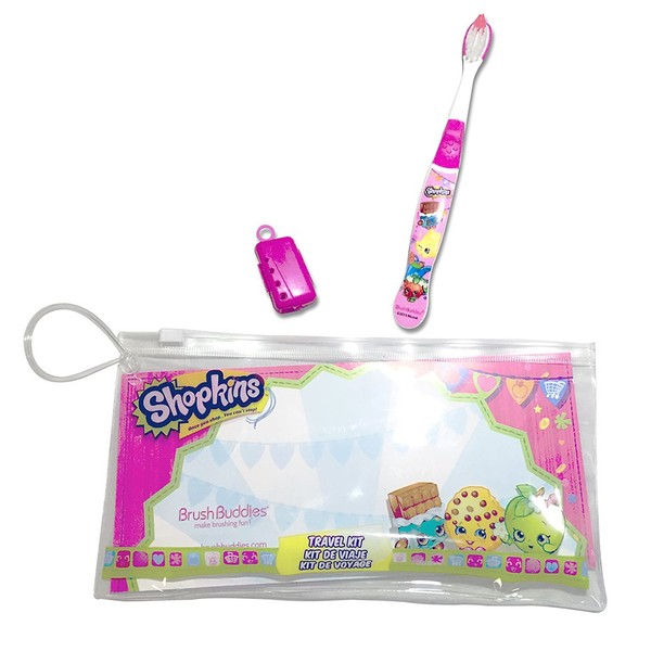 Shopkins Travel Kit - Toothbrush, Cap, and Case
