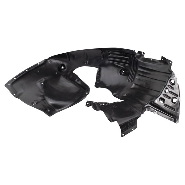 TRQ TRQ Front Right Inner Fender Liner Black Passenger Side