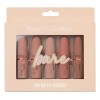 Lip Set 5 Labiales Five Mate Top Lipsticks Beauty Creations
