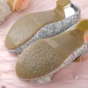 JerrisApparel Princess Shoes Girls Carnival Party Wedding Mary Janes, silver