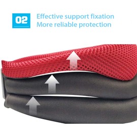 Neck Support Brace Ergonomic Cervical Collar Breathable Neck Brace for Neck Pain Soft Foam Neck Collar Protector for Stabilizes Vertebrae, Sleeping, Relieves Pain and Pressure