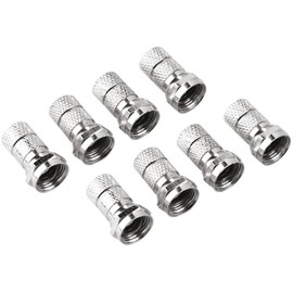 Vivanco STD F78A-N Satellite F-Connector 7 mm Pack of 8