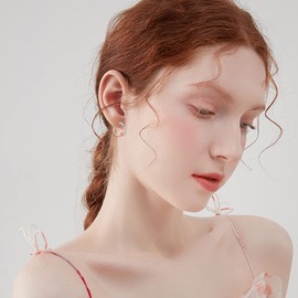 CUPENDA Cat Earrings 925 Sterling Silver Cat Hoop Earrings Animal Jewellery for Women Girls, Sterling Silver, No Gemstone