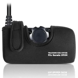 Transducer Cover Compatible with Garmin Livescope Plus LVS34, Travel & Ice Fishing Protective Case for Live Scope Bundle - Prevents Scratches & Impact Damage